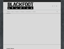 Tablet Screenshot of blackfootstudios.com